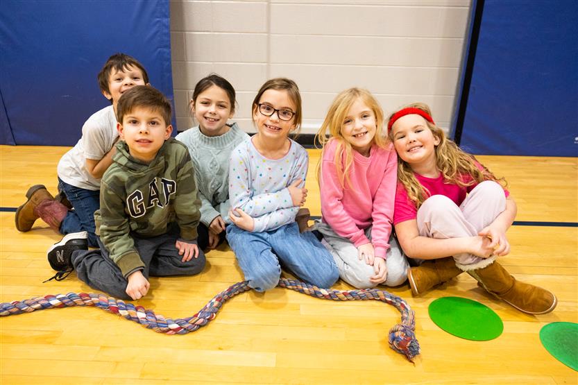 Students at Trinity Elementary